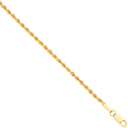 Yellow Gold 2.0mm Hollow Rope Chain