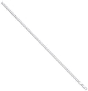 Silver 4.3mm Economy Flat Curb Chain