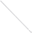Silver 5.3mm Economy Flat Curb Chain