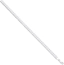 Silver 7mm Economy Flat Curb Chain