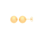 9ct Yellow Gold 8mm Ball Studs