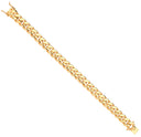 Yellow Gold 10mm Cuban Link Solid Gents Bracelet