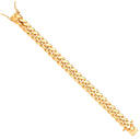 Yellow Gold 12mm Cuban Link Solid Gents Bracelet