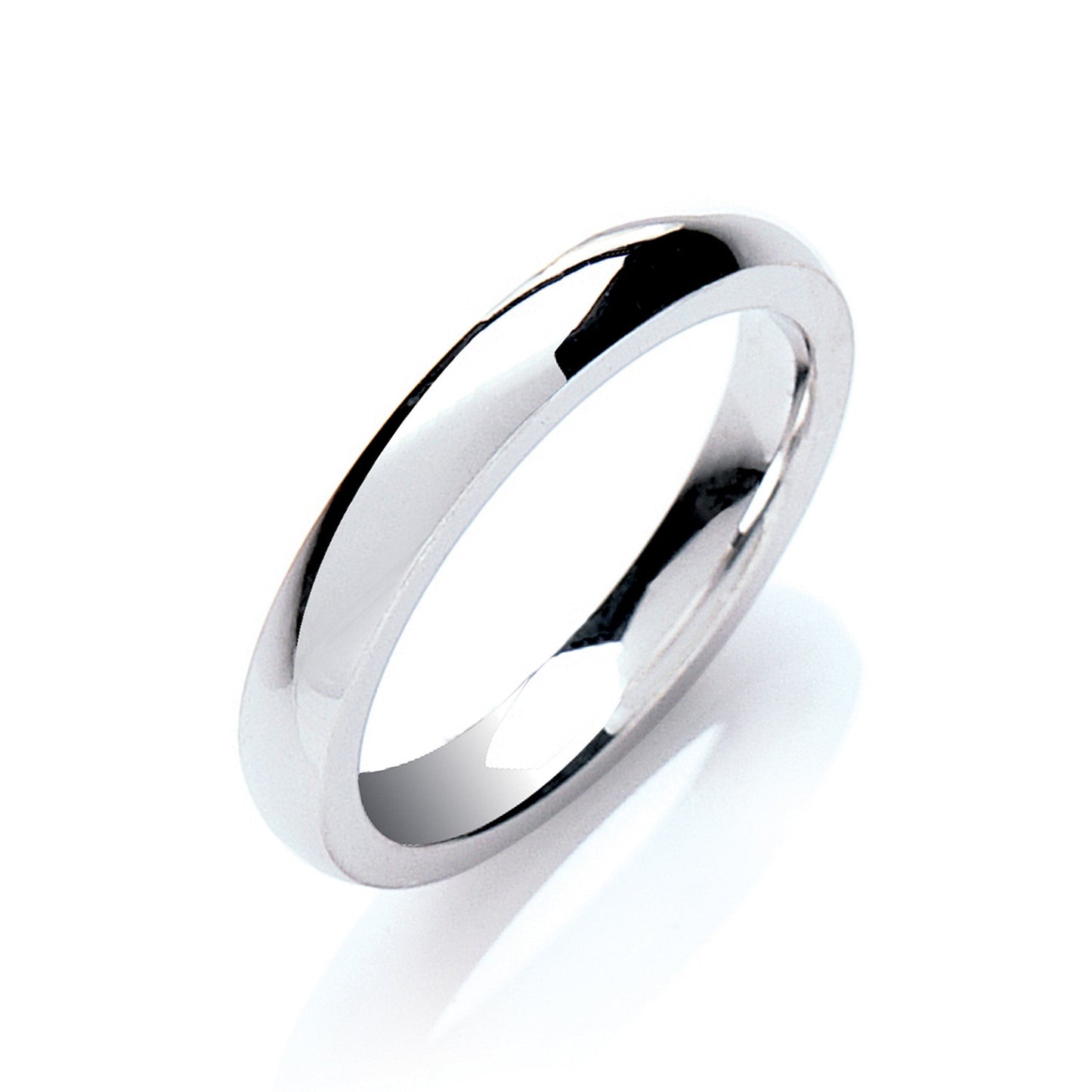 3mm Court Shape Wedding Band - 9ct Gold