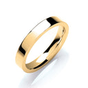 3mm Flat Court Shape Wedding Band