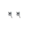 9ct White Gold Earrings Mount 0.20ctw