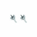 9ct White Gold Earrings Mount 0.25ctw