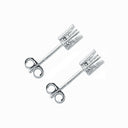 18ct White Gold Earrings Mount 0.25-0.30ctw