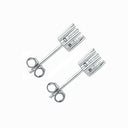 18ct White Gold Earrings Mount 0.50-0.60ctw