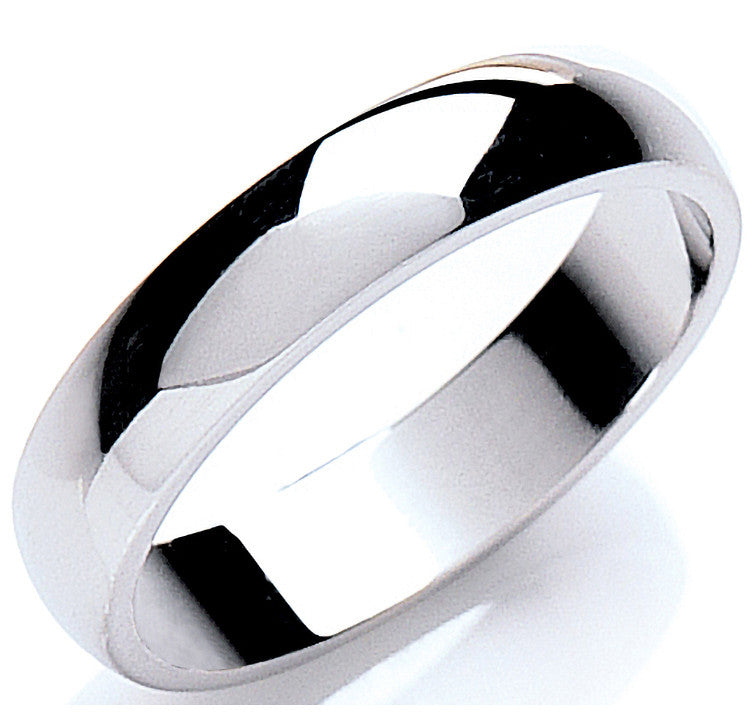 4mm Premium D-Shape - Platinum