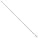 Silver 3.7mm Anchor Chain with Star Stamp
