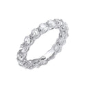 Silver Full ET Cubic Zirconia Ring
