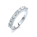 18ct White Gold 1.00ctw Diamond Half Eternity Ring