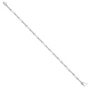 9ct White gold bracelet 0.50ct diamonds