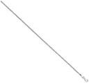 Silver 2.5mm Square Byzantine Chain