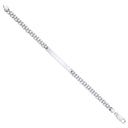 Silver 5mm Fancy Link ID Bracelet