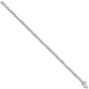 9ct White 0.55ct Diamond Tennis Bracelet