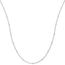 18ct White Gold 1.00ct Diamond by the yard Necklace (36in/91cm)