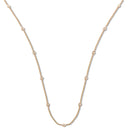 18ct Yellow Gold 0.50ct Diamond by the yard Necklace (18in/45cm)