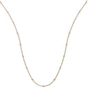 18ct Yellow Gold 1.00ct Diamond by the yard Necklace (36in/91cm)