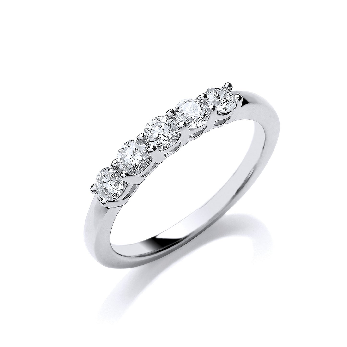 Platinum 0.50ct Diamond Ring - Platinum