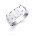 Silver MUM ID Ring