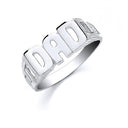 Silver DAD ID Ring
