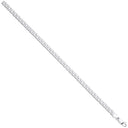 Silver Double Curb 6mm Chain