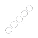 Silver 10mm NOSE Hoop Ring (Pack of 5)