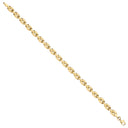 Yellow Gold Panther Link Ladies Bracelet