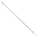 Silver 4.9mm Cage Gents Bracelet