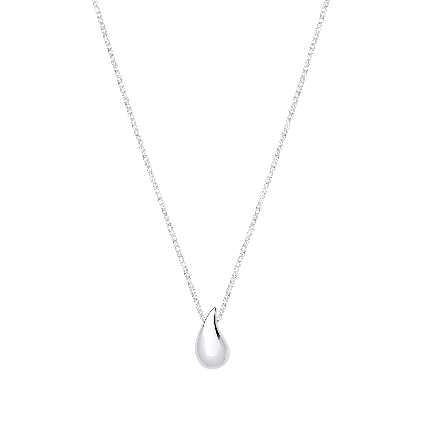 Silver Teardrop 16" - Silver