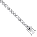 9ct White Gold 5.00ctw LAB GROWN Diamond Tennis Bracelet White GoldI Certified