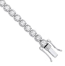 9ct White Gold 10.00ctw LAB GROWN Diamond Tennis Bracelet White GoldI Certified