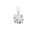 18ct White Gold 2.00ctw LAB GROWN Diamond Pendant IGI Certified