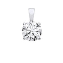 18ct White Gold 3.00ctw LAB GROWN Diamond Pendant IGI Certified
