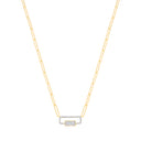 9ct Yellow Gold 0.22ctw (Chain 17")