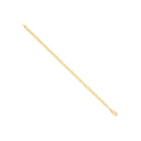 14ct Yellow Gold Hollow Beveled Curb 4.0mm Chain