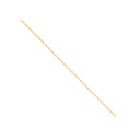 14ct Yellow Gold Hollow Oval Faceted Belcher 3.5mm Chain