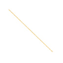 14ct Yellow Gold Hollow Shiny Anchor 3.3mm Chain