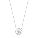 Silver White Shell Swirl Necklace