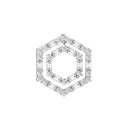 18ct White Gold 0.56ctw Pendant
