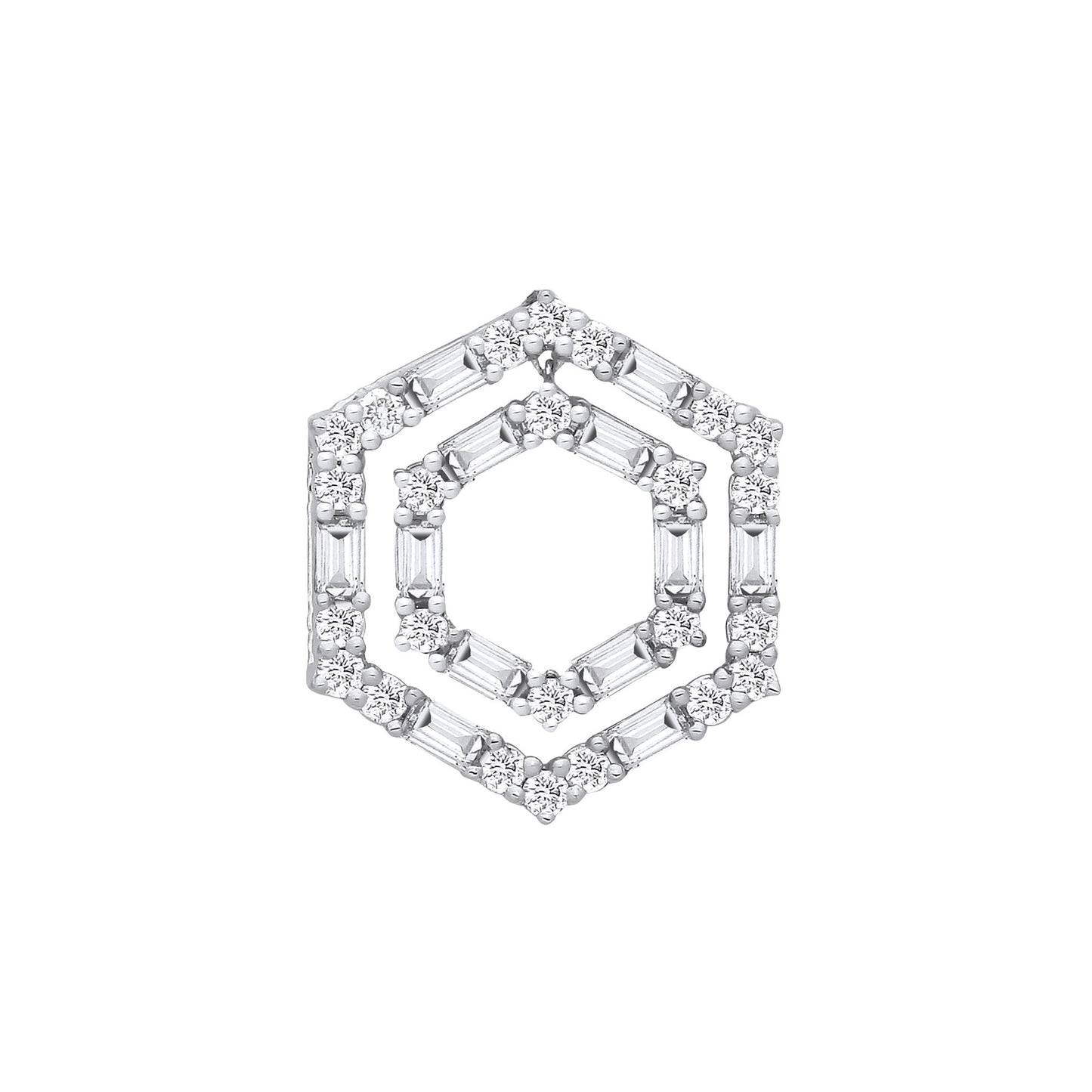 18ct White Gold 0.56ctw Pendant - 18ct Gold