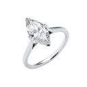 18ct White Gold 2.00ctw Marquise Cut LAB GROWN Diamond Ring IGI Certified