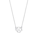 Silver Four Leaf Clover Pendant Chain