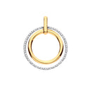 9ct Yellow Gold 0.10ctw Circle of Life Pendant
