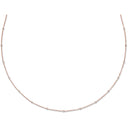 18ct Rose Gold 1.00ct Diamond by the yard Necklace (36in/91cm)