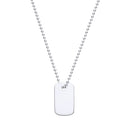 Silver Dog Tag