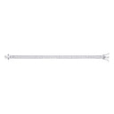 Silver Baguettes Tennis Ladies Bracelet