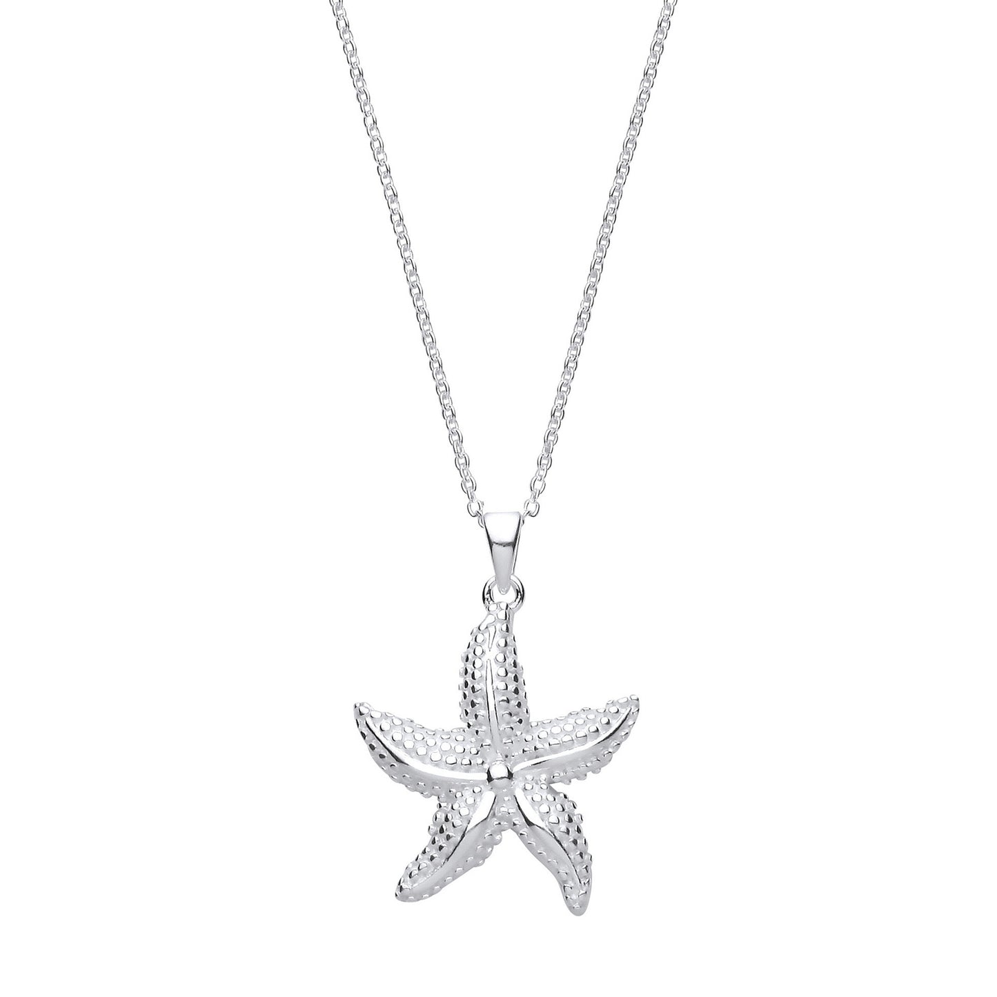 Starfish Silver Necklace - Silver